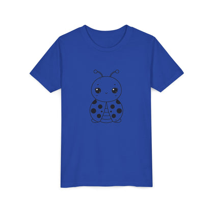 Cute Ladybug Youth Short Sleeve Tee - Perfect for Kids' Playtime!