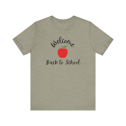 Back to School Tee, Welcome Back to School T-Shirt, Unisex Jersey Shirt, Teacher Gift, Student Fashion, Kids School Outfit