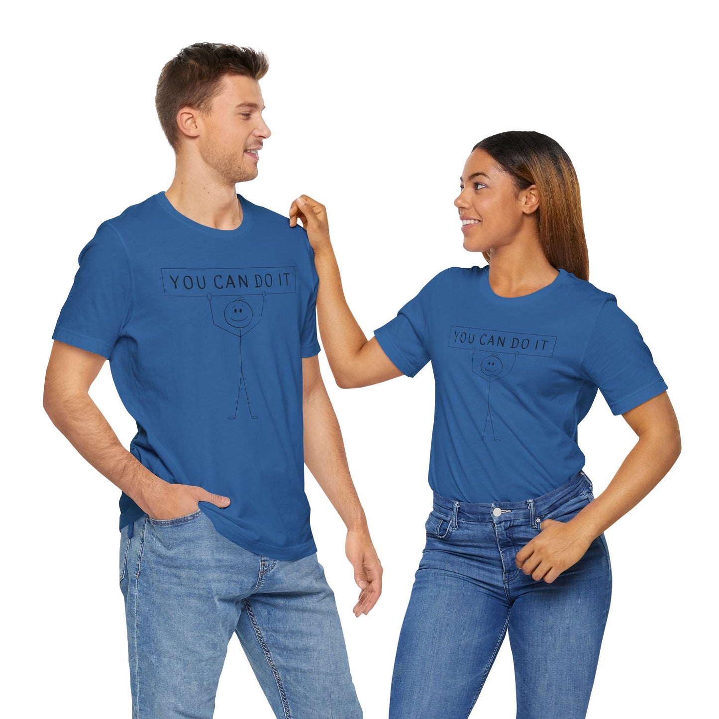 Motivational Unisex Tee - 'You Can Do It' Inspirational Shirt
