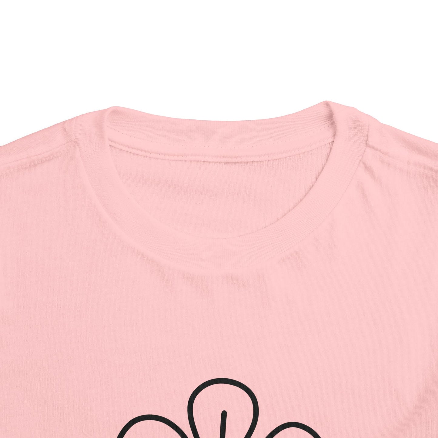 Happy Flower Toddler Short Sleeve Tee - Cute & Comfortable Kids T-Shirt