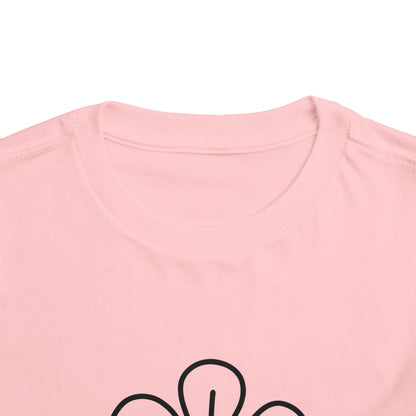 Happy Flower Toddler Short Sleeve Tee - Cute & Comfortable Kids T-Shirt