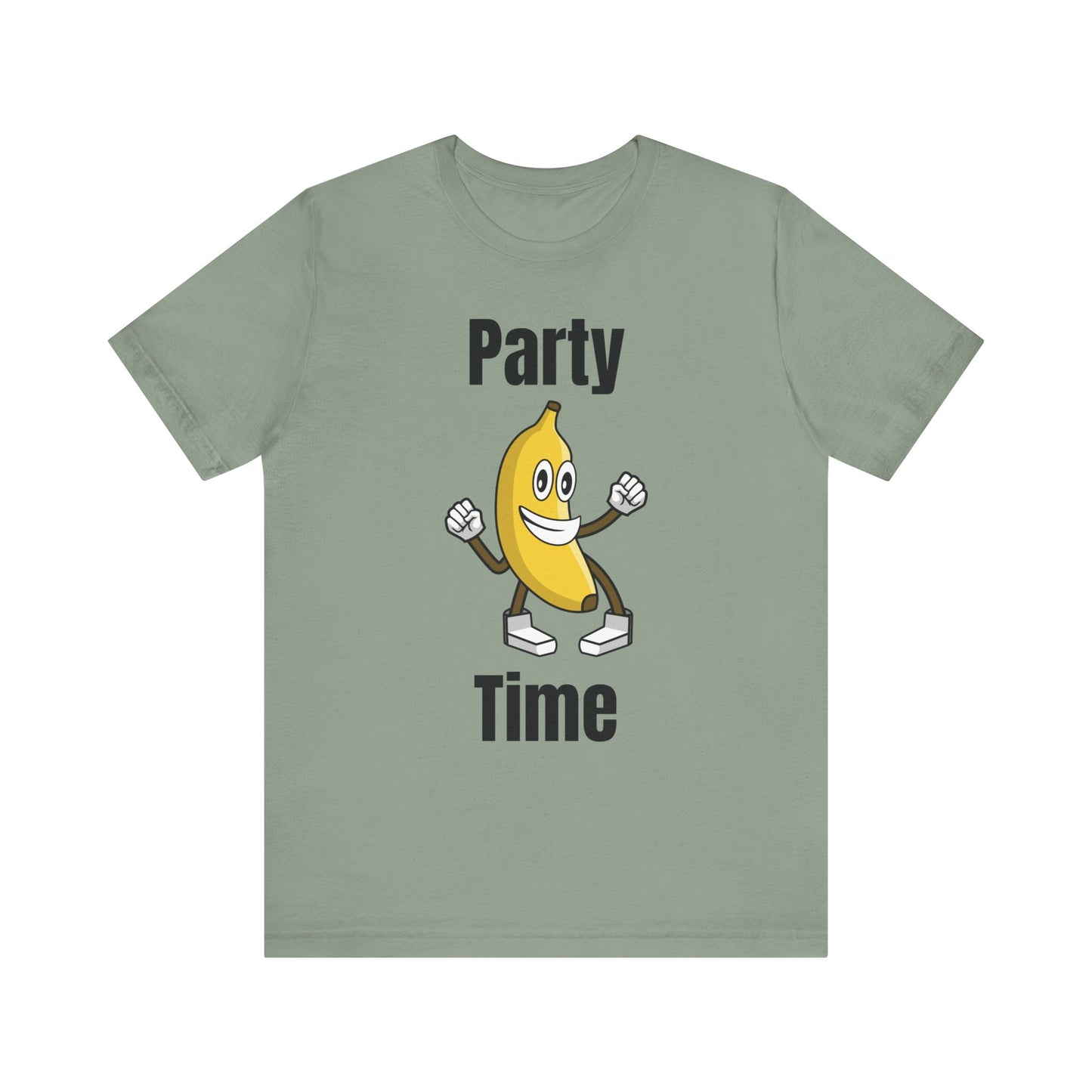 Party Time Banana T-Shirt - Fun Unisex Jersey Tee for Celebrations