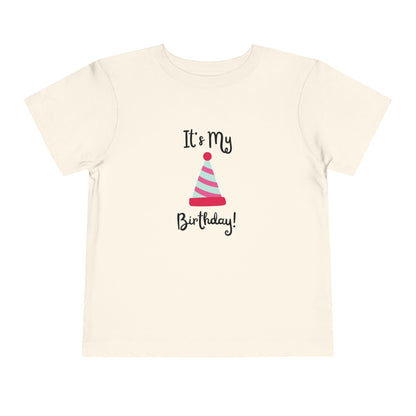 Birthday Party Toddler Tee - "It's My Birthday!"