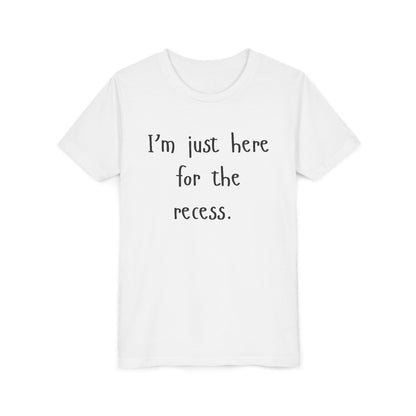 Youth Casual Tee, Fun T-Shirt for Kids, Graphic Shirt for Recess, Boys and Girls Summer Top, Ideal Back-to-School Gift