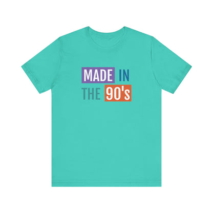90's Nostalgia Unisex Tee - Made in the 90's Short Sleeve T-Shirt