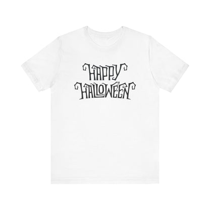 Happy Halloween Tee, Spooky Graphic Shirt, Festive Fall Apparel, Halloween Costume Top, Halloween Party Wear