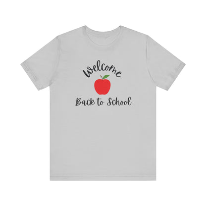 Back to School Tee, Welcome Back to School T-Shirt, Unisex Jersey Shirt, Teacher Gift, Student Fashion, Kids School Outfit