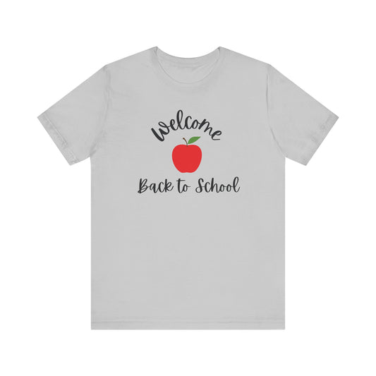Back to School Tee, Welcome Back to School T-Shirt, Unisex Jersey Shirt, Teacher Gift, Student Fashion, Kids School Outfit