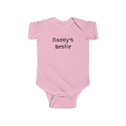 Daddy's Bestie Infant Bodysuit - Cute Baby Outfit for Newborns & Infants