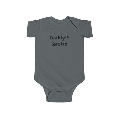 Daddy's Bestie Infant Bodysuit - Cute Baby Outfit for Newborns & Infants