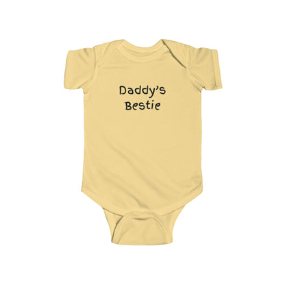 Daddy's Bestie Infant Bodysuit - Cute Baby Outfit for Newborns & Infants