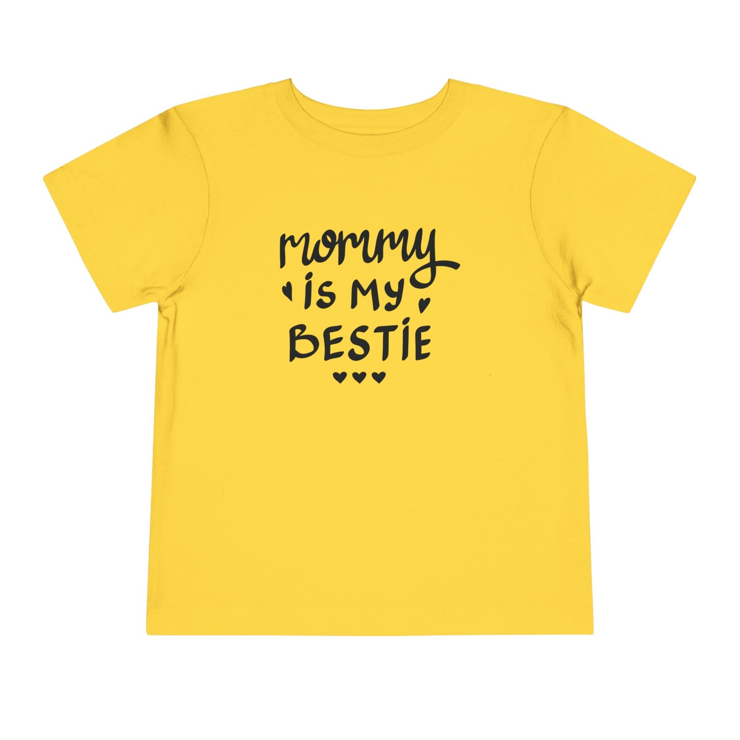 Mommy's Bestie Toddler Tee - Cute Short Sleeve T-Shirt for Little Ones