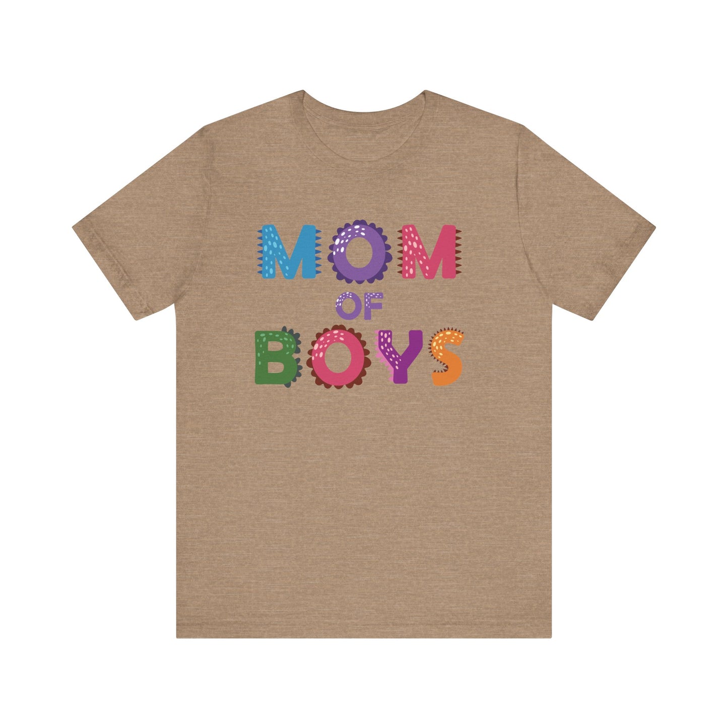 Mom of Boys T-Shirt – Fun & Colorful Tee for Proud Mothers