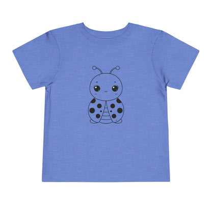 Cute Ladybug Toddler Tee - Fun and Playful Short Sleeve Shirt for Kids