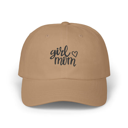 Girl Mom Classic Dad Cap - Trendy Adjustable Hat for Stylish Moms