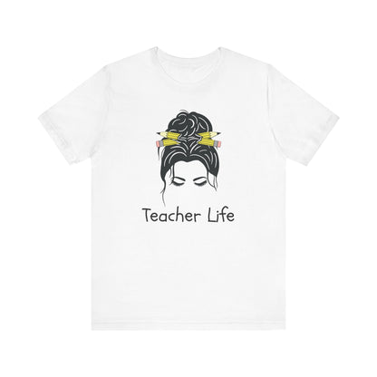 Teacher Life Jersey Tee - Comfortable and Stylish Gift for Educators