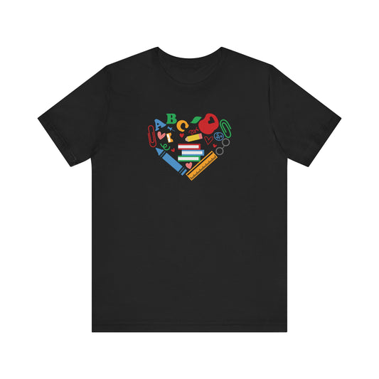 Creative Love Jersey Tee - Perfect for Teachers and Art Lovers