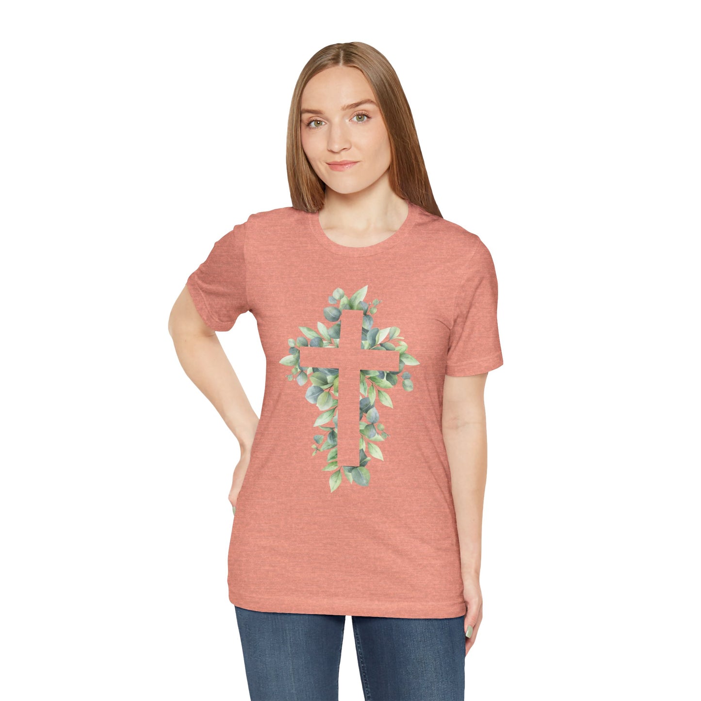 Cross with Leaves T-Shirt