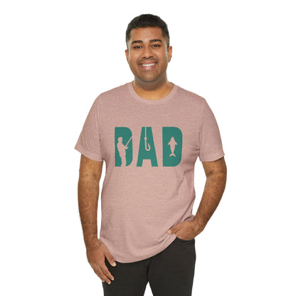 Fishing Dad Jersey Tee - Perfect Gift for Father's Day and Outdoor Lovers