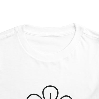 Happy Flower Toddler Short Sleeve Tee - Cute & Comfortable Kids T-Shirt