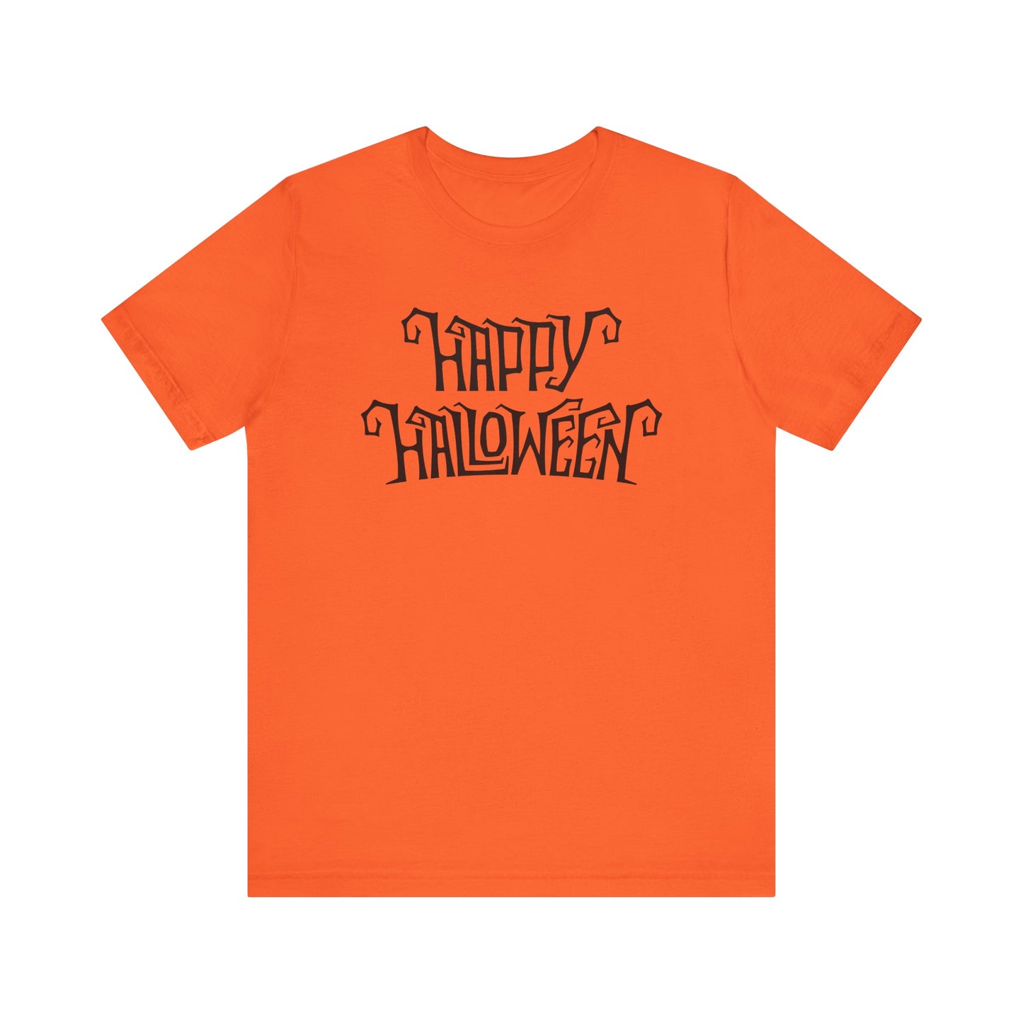 Happy Halloween Tee, Spooky Graphic Shirt, Festive Fall Apparel, Halloween Costume Top, Halloween Party Wear