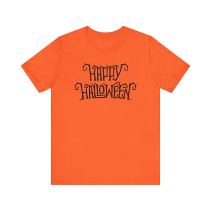 Happy Halloween Tee, Spooky Graphic Shirt, Festive Fall Apparel, Halloween Costume Top, Halloween Party Wear
