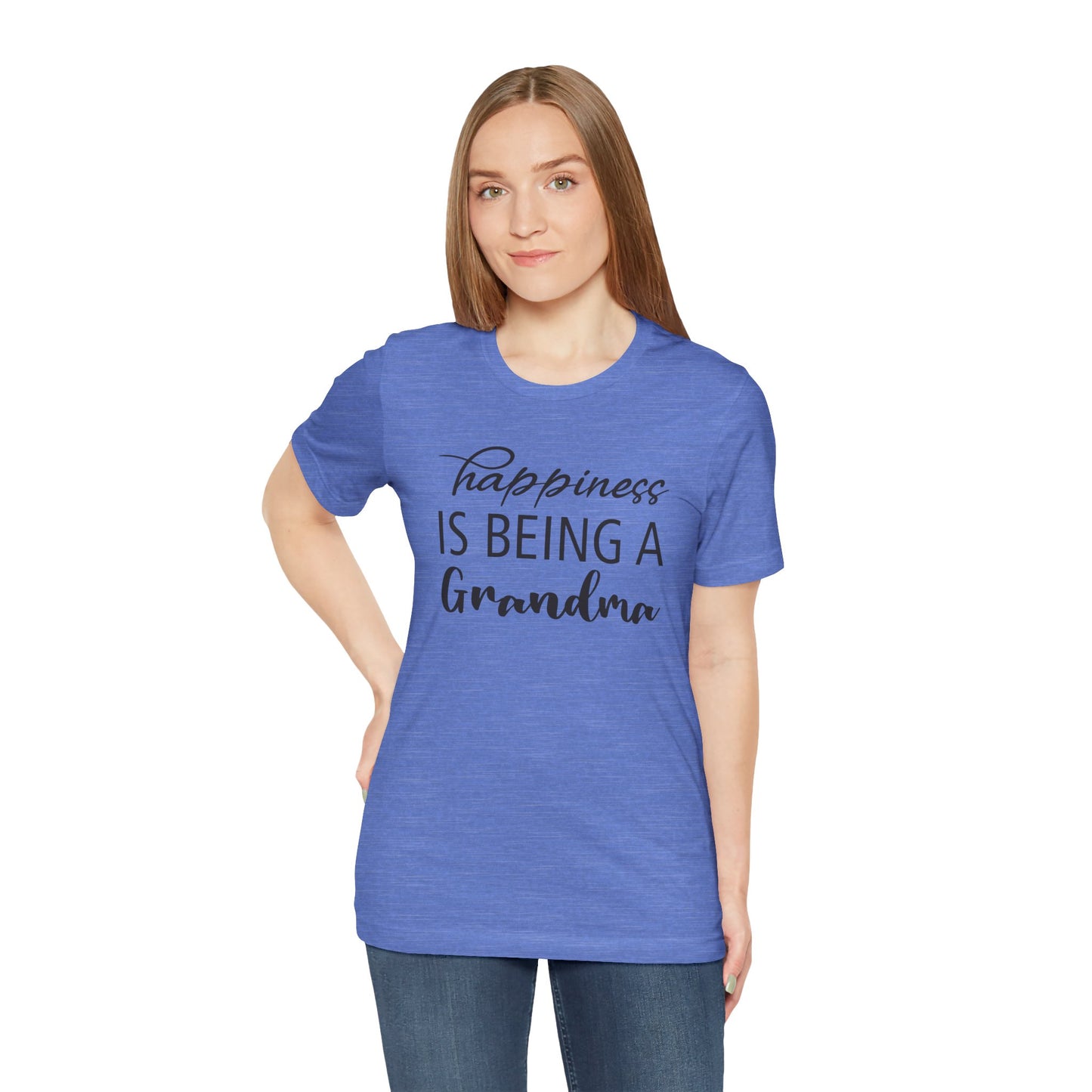 Happiness is Being a Grandma T-Shirt |Jersey Tee