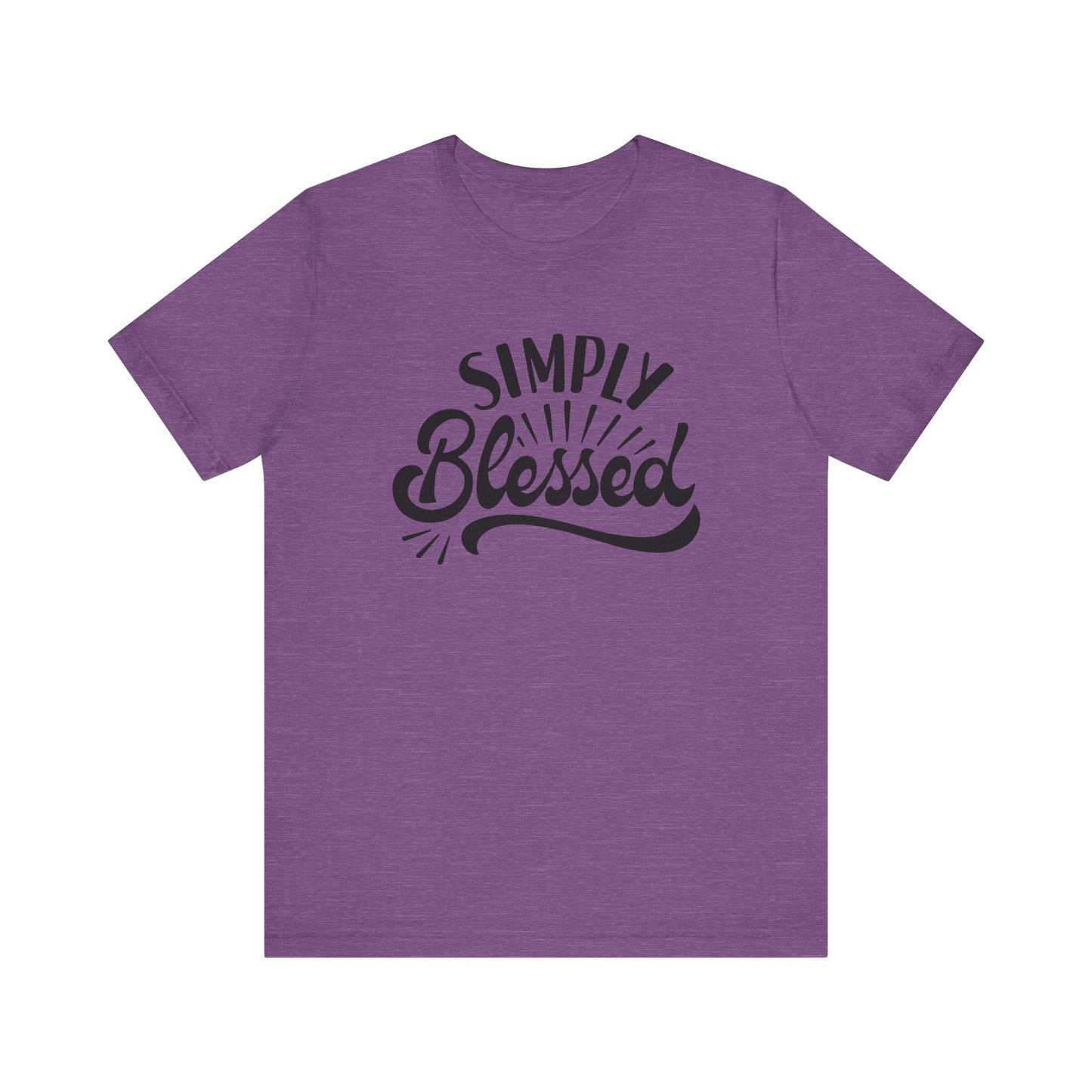 Simply Blessed Jersey Tee - Comfortable & Meaningful T-Shirt for Everyday Wear