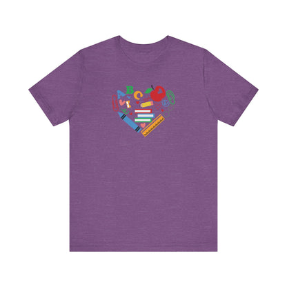 Creative Love Jersey Tee - Perfect for Teachers and Art Lovers