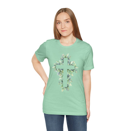 Cross with Leaves T-Shirt