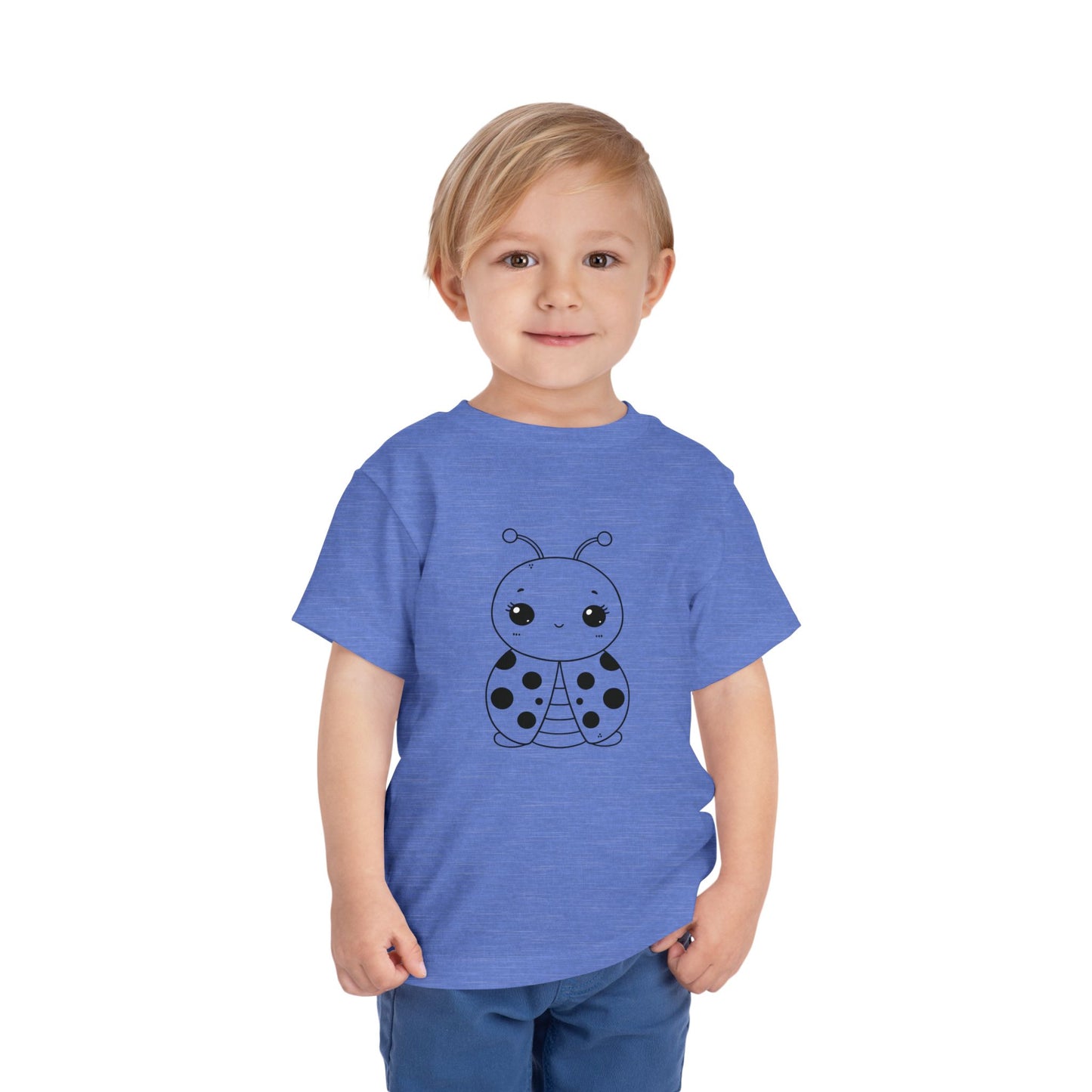 Cute Ladybug Toddler Tee - Fun and Playful Short Sleeve Shirt for Kids