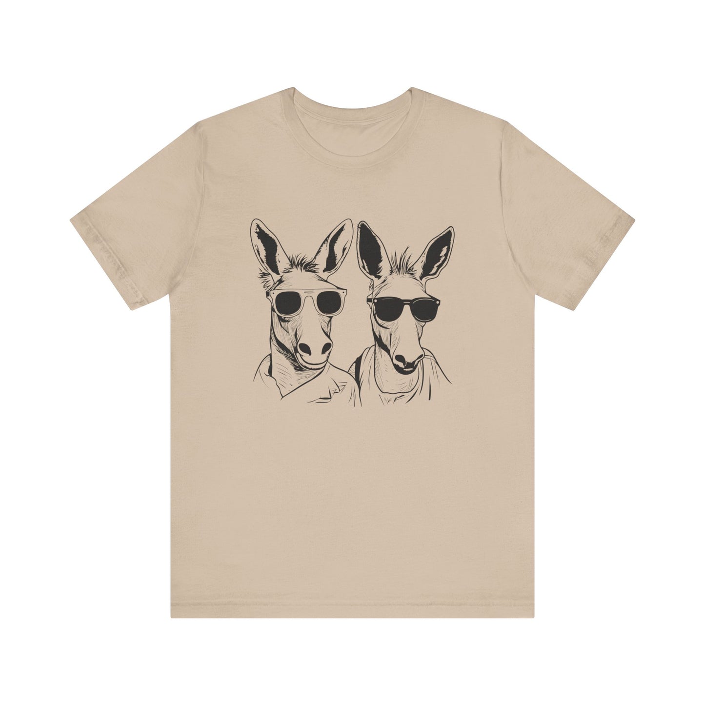 Cool Kangaroo Sunglasses Unisex Tee - Fun & Casual Style for Animal Lovers