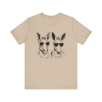 Cool Kangaroo Sunglasses Unisex Tee - Fun & Casual Style for Animal Lovers