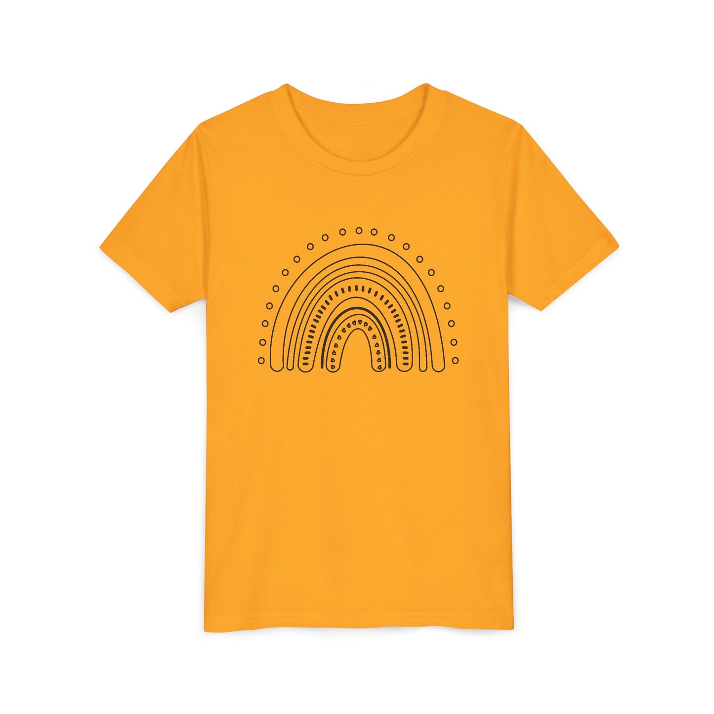 Kids Rainbow Art Short Sleeve Tee - Fun & Colorful Design