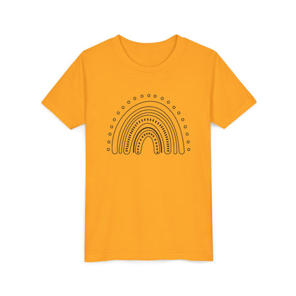 Kids Rainbow Art Short Sleeve Tee - Fun & Colorful Design
