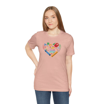 Creative Love Jersey Tee - Perfect for Teachers and Art Lovers