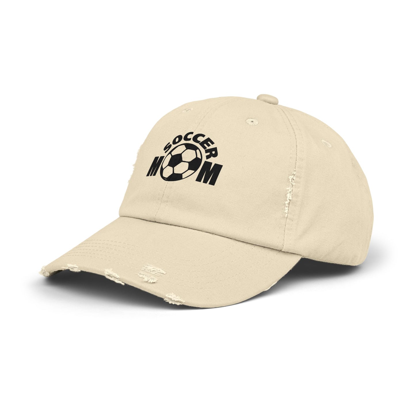 Soccer Mom Distressed Cap - Perfect Gift for Sports Moms