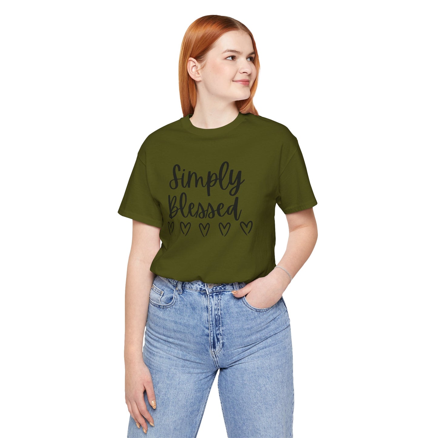Simply Blessed T-Shirt - Soft Short Sleeve Tee for Everyday Wear
