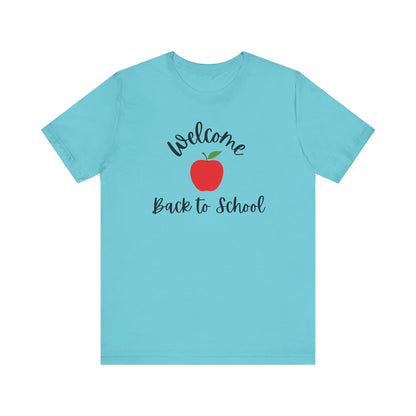 Back to School Tee, Welcome Back to School T-Shirt, Unisex Jersey Shirt, Teacher Gift, Student Fashion, Kids School Outfit