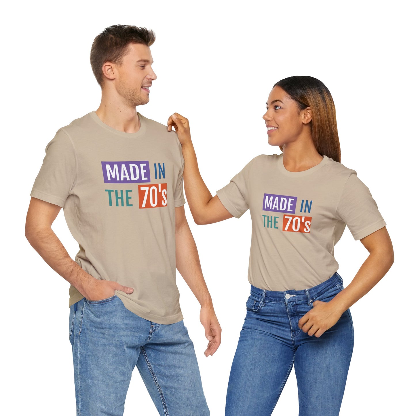 Retro Made in the 70's Unisex Tee - Vintage Style Short Sleeve Shirt