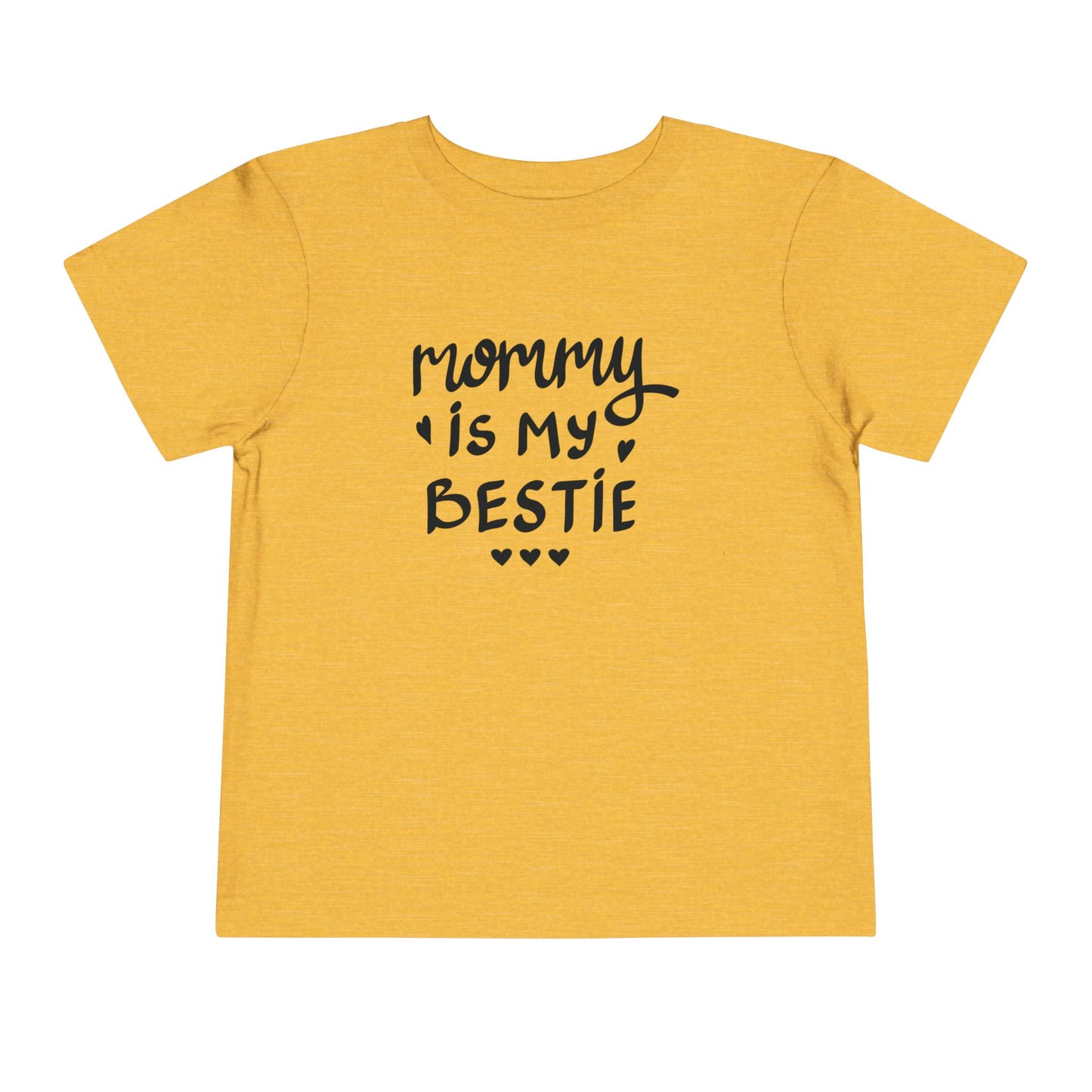 Mommy's Bestie Toddler Tee - Cute Short Sleeve T-Shirt for Little Ones