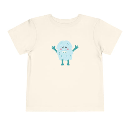 Cute Monster Toddler Short Sleeve Tee - Adorable Playful Shirt for Kids