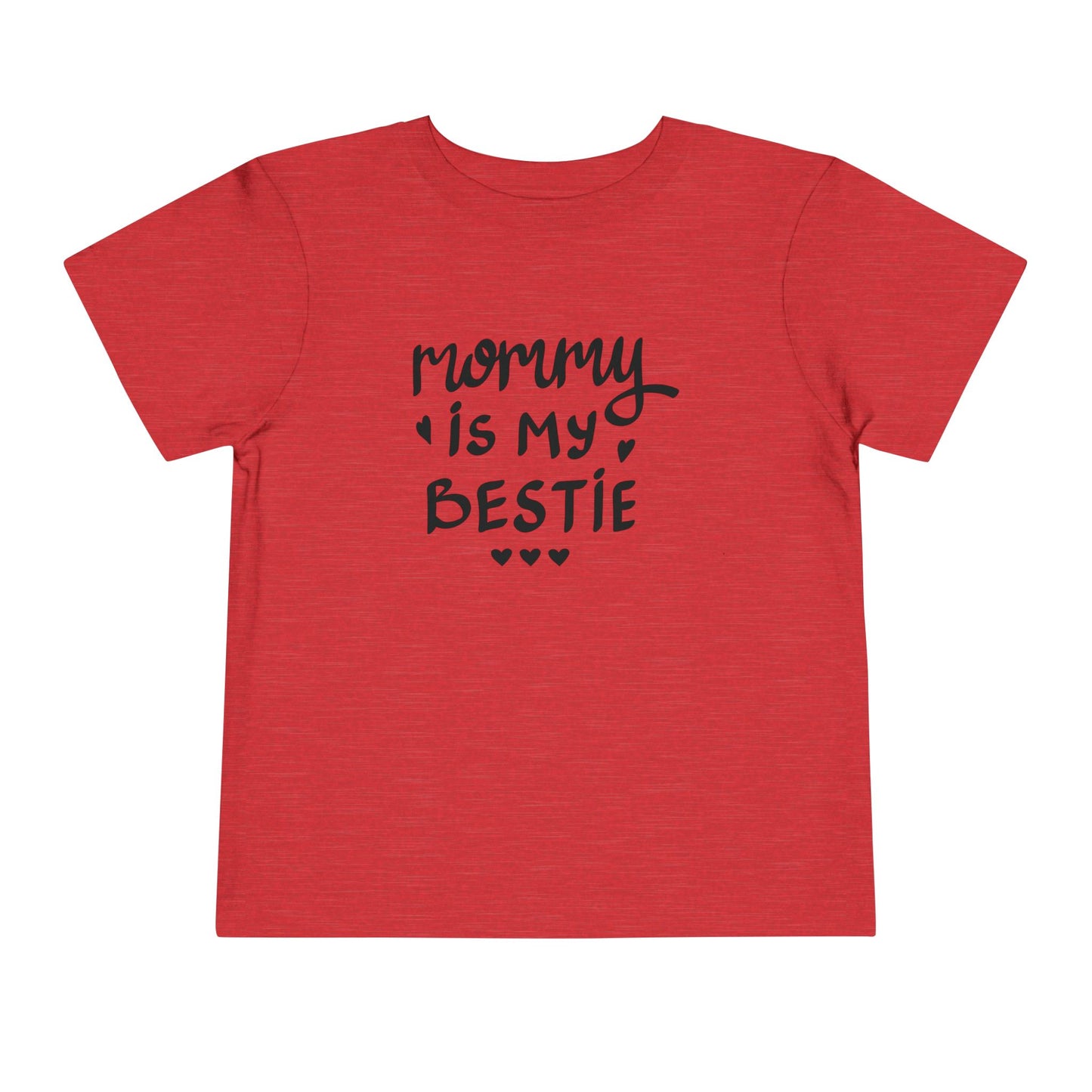Mommy's Bestie Toddler Tee - Cute Short Sleeve T-Shirt for Little Ones