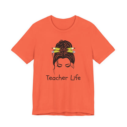 Teacher Life Jersey Tee - Comfortable and Stylish Gift for Educators