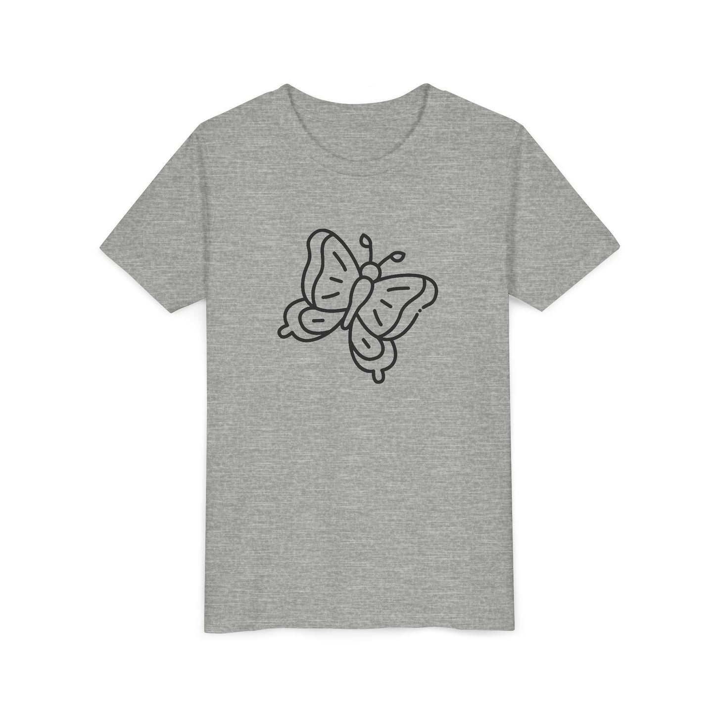 Youth Butterfly Graphic Tee - Fun & Whimsical Kids Shirt