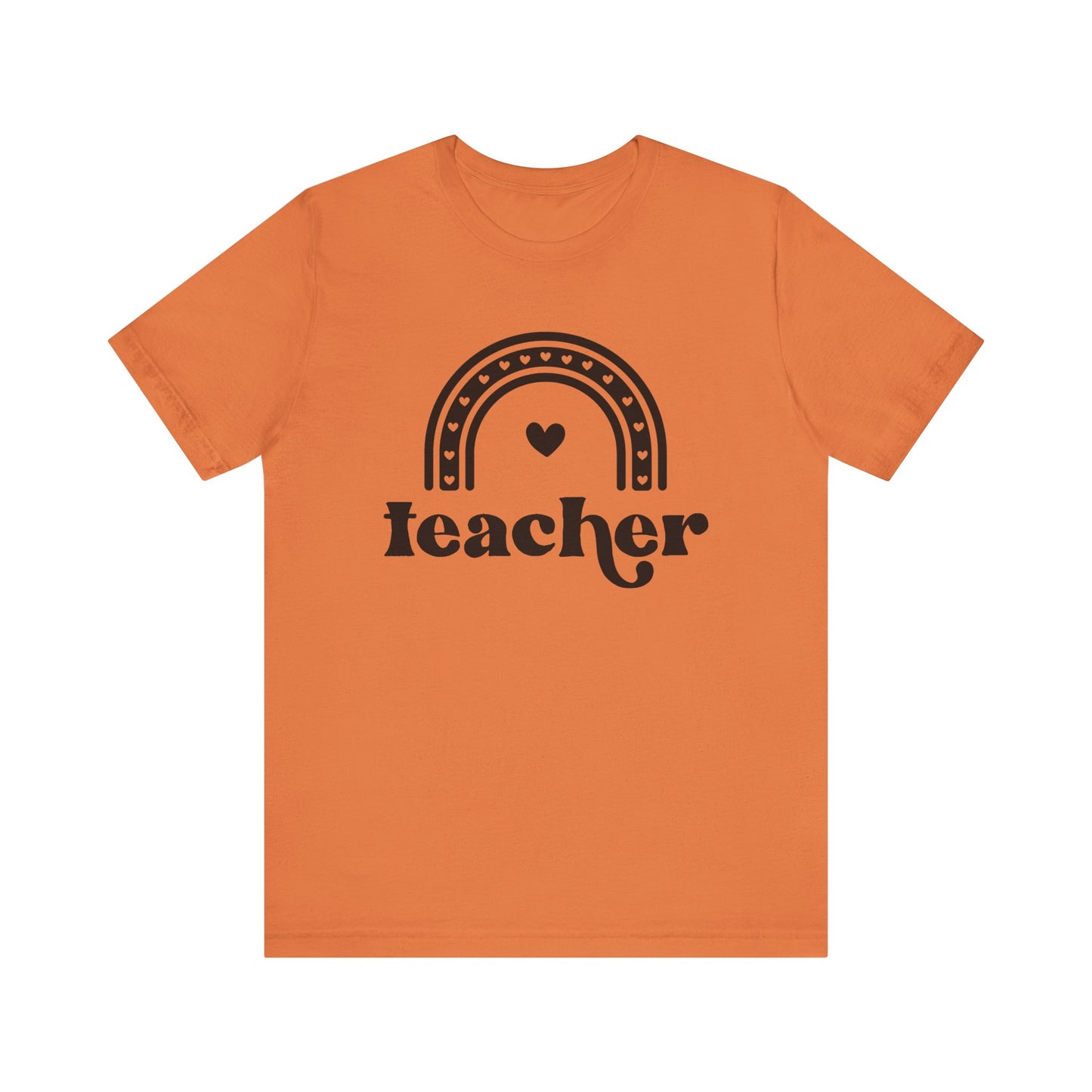 Teacher Rainbow Tee - Unisex Short Sleeve T-Shirt