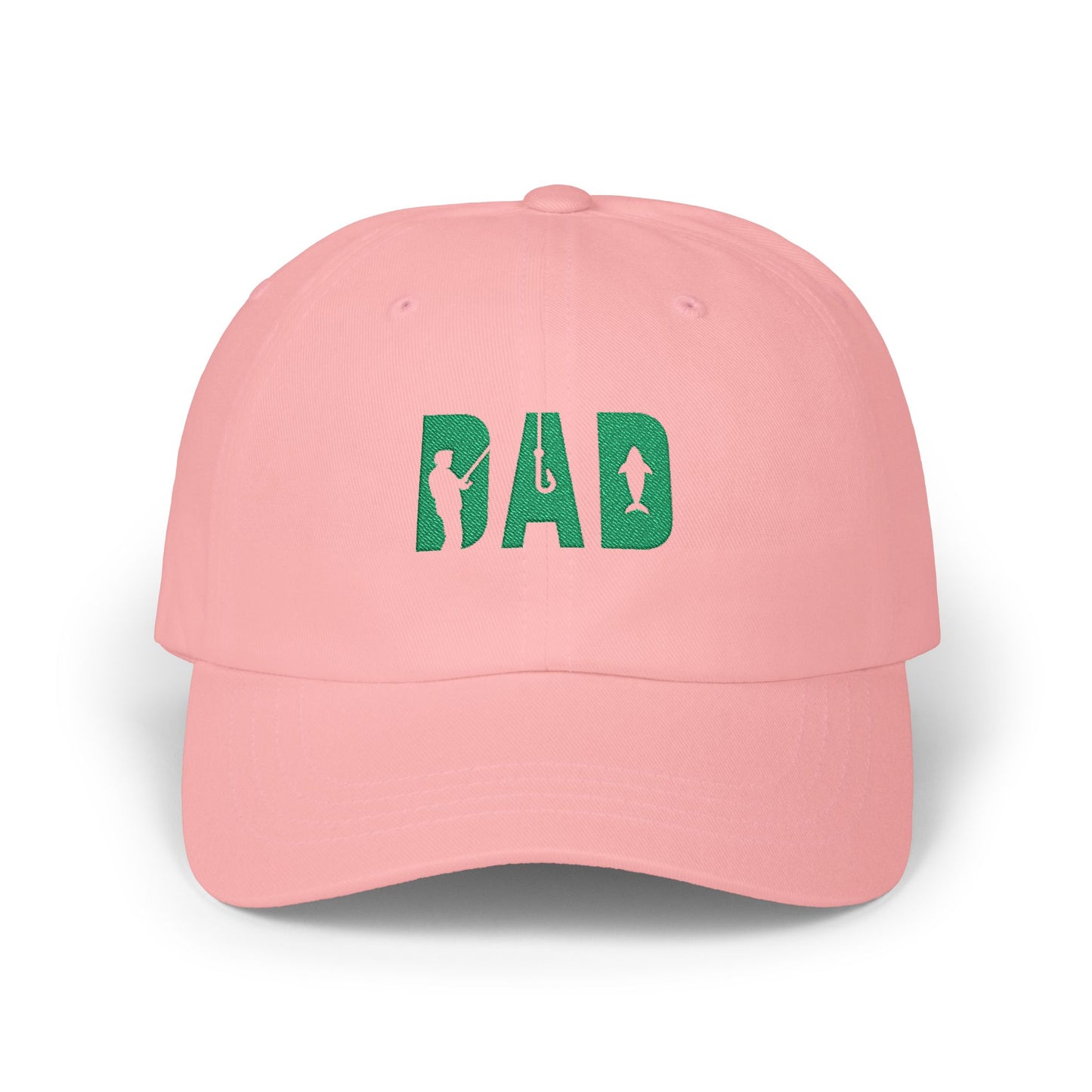 Fishing Dad Cap - Stylish White Hat for Fathers Who Love Fishing