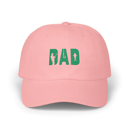 Fishing Dad Cap - Stylish White Hat for Fathers Who Love Fishing