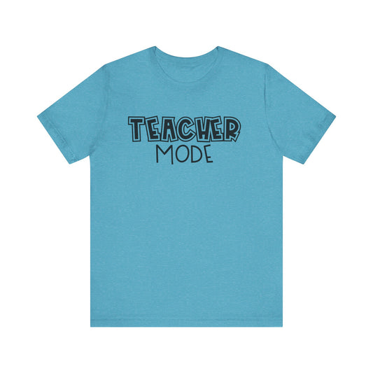 Teacher Mode Unisex Jersey Tee - Perfect Gift for Educators