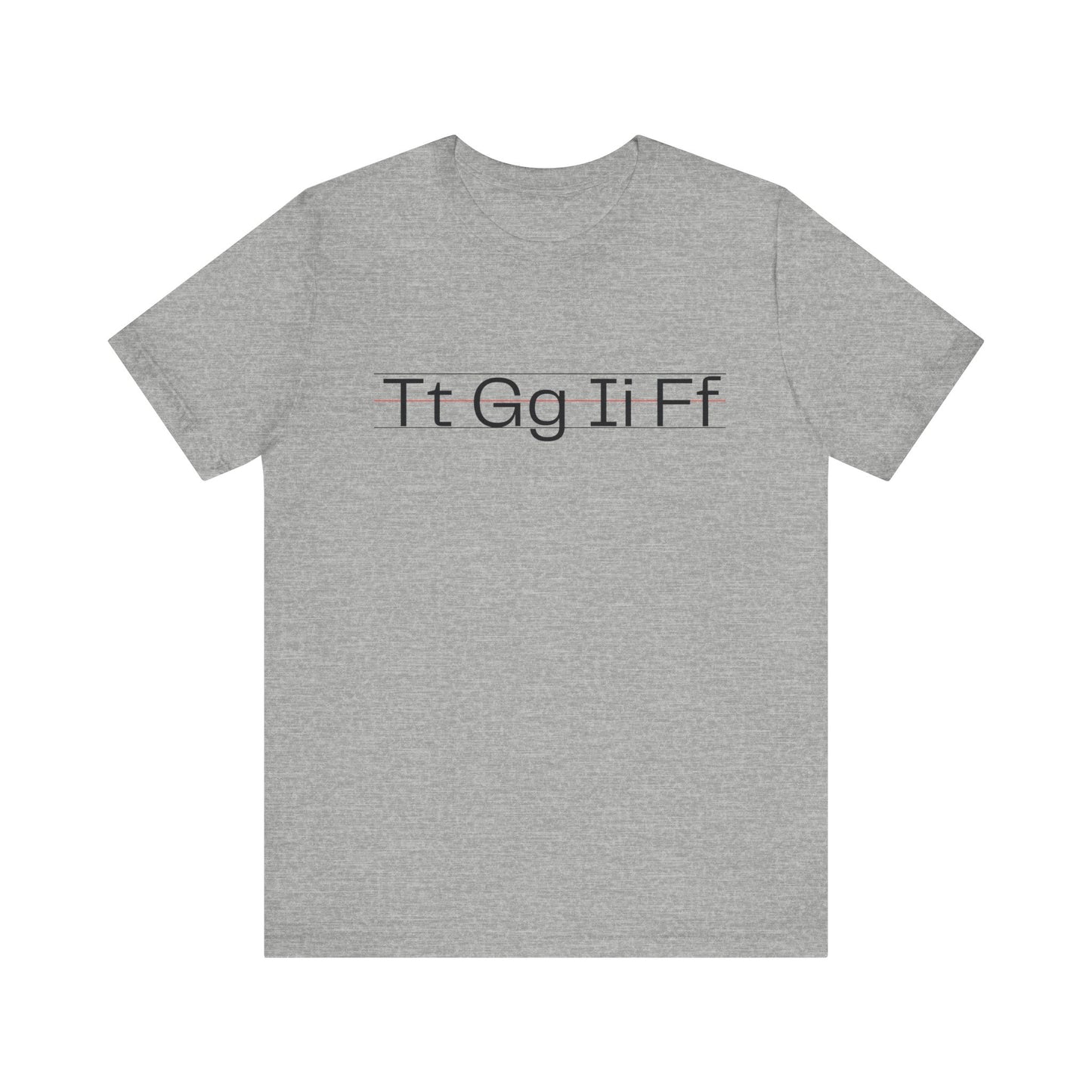 Stylish ABC Typography Unisex Tee | Casual T-Shirt, Lettering Top, Graphic Shirt, Unique Gift for Teachers, Everyday Wear